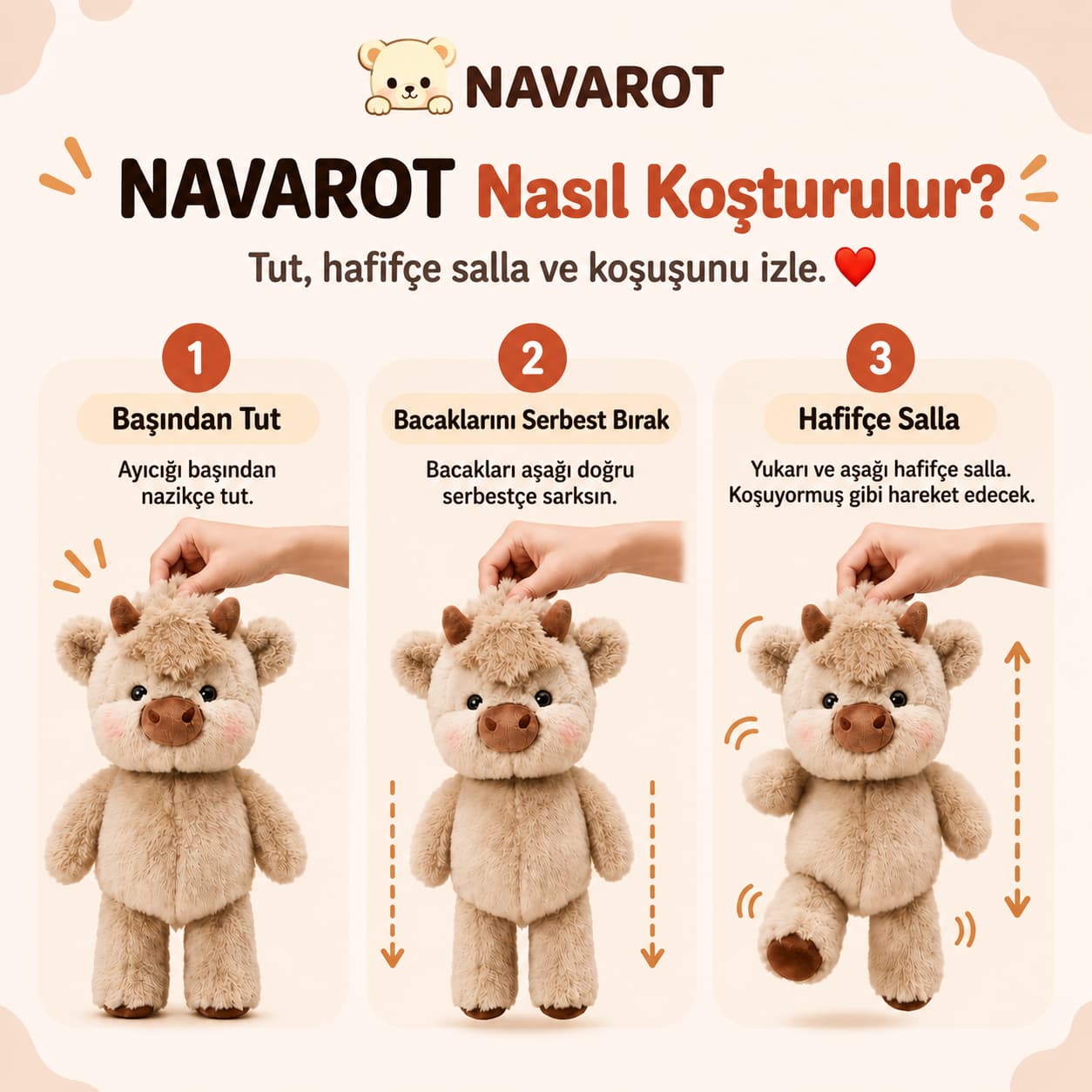 Navarot® Koşan Peluş Navarot Running Plushies